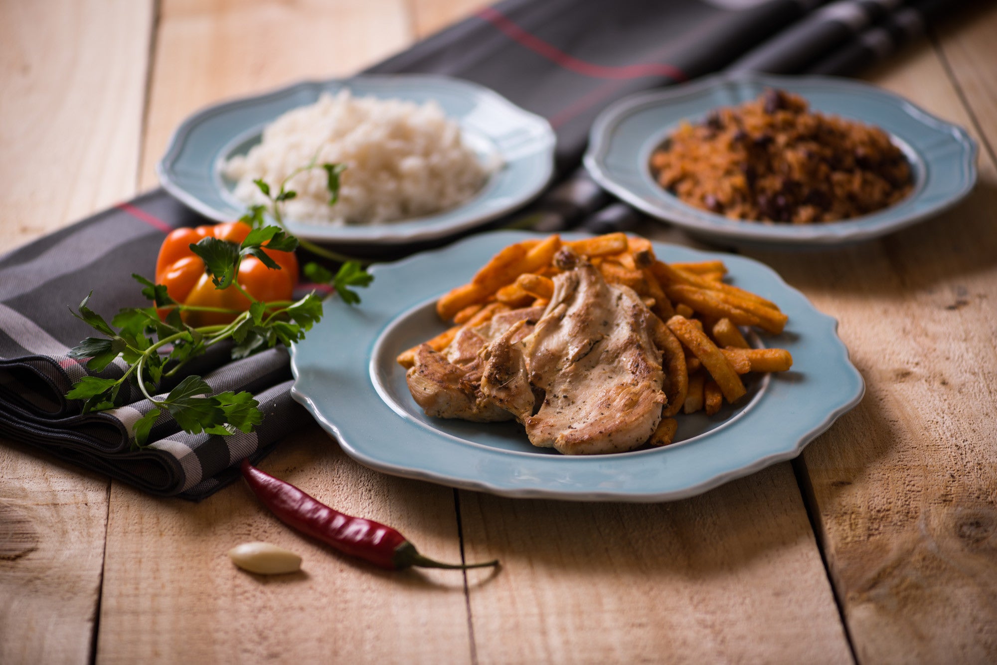 Poitrine de poulet grillé